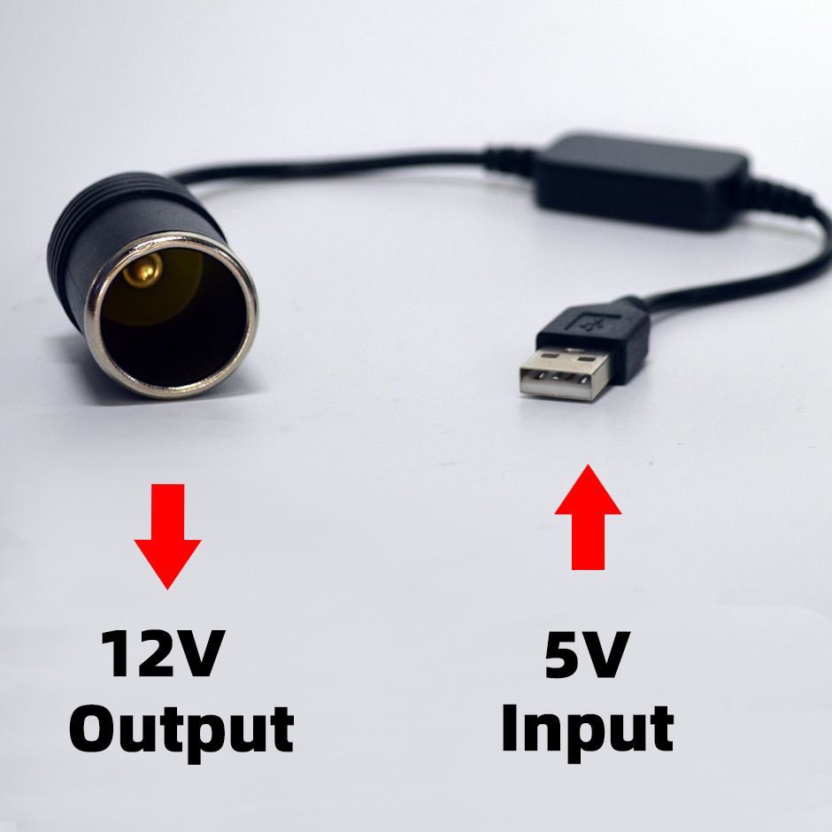 Accessories For Vaping - Przedłużacz kabla konwertera 5V na 12V,