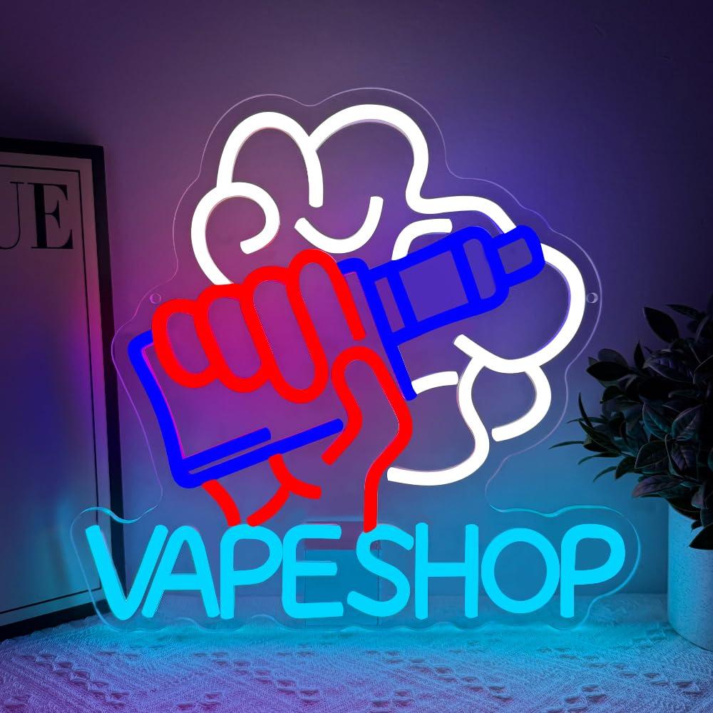 Neonowa reklama do sklepu z e- – Vaping Store recenzja i cena