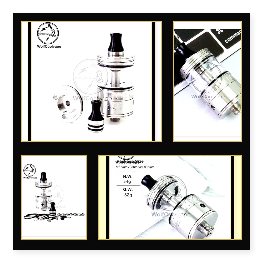 Wolfcoolvape NOLA RTA 22mm Ato – Vaping Air recenzja i cena
